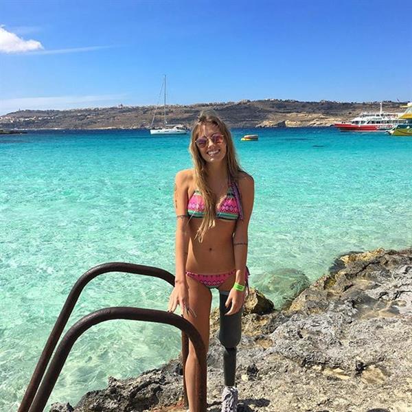 Paola Antonini in a bikini