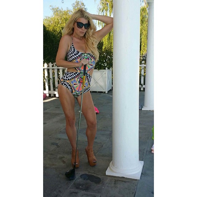 Jessica Simpson in a bikini