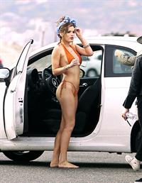 Bella Thorne bikini photo shoot on Zuma beach