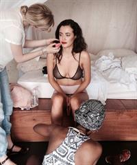 Sarah Stephens in lingerie