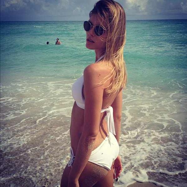 Maryna Linchuk in a bikini