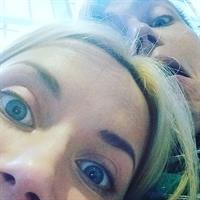 Natasha Firsakova taking a selfie