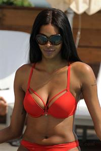 Jessica White in a bikini