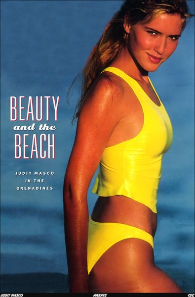Judit Mascó in a bikini