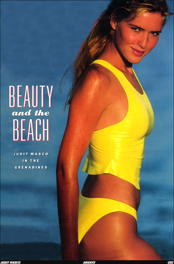 Judit Mascó in a bikini