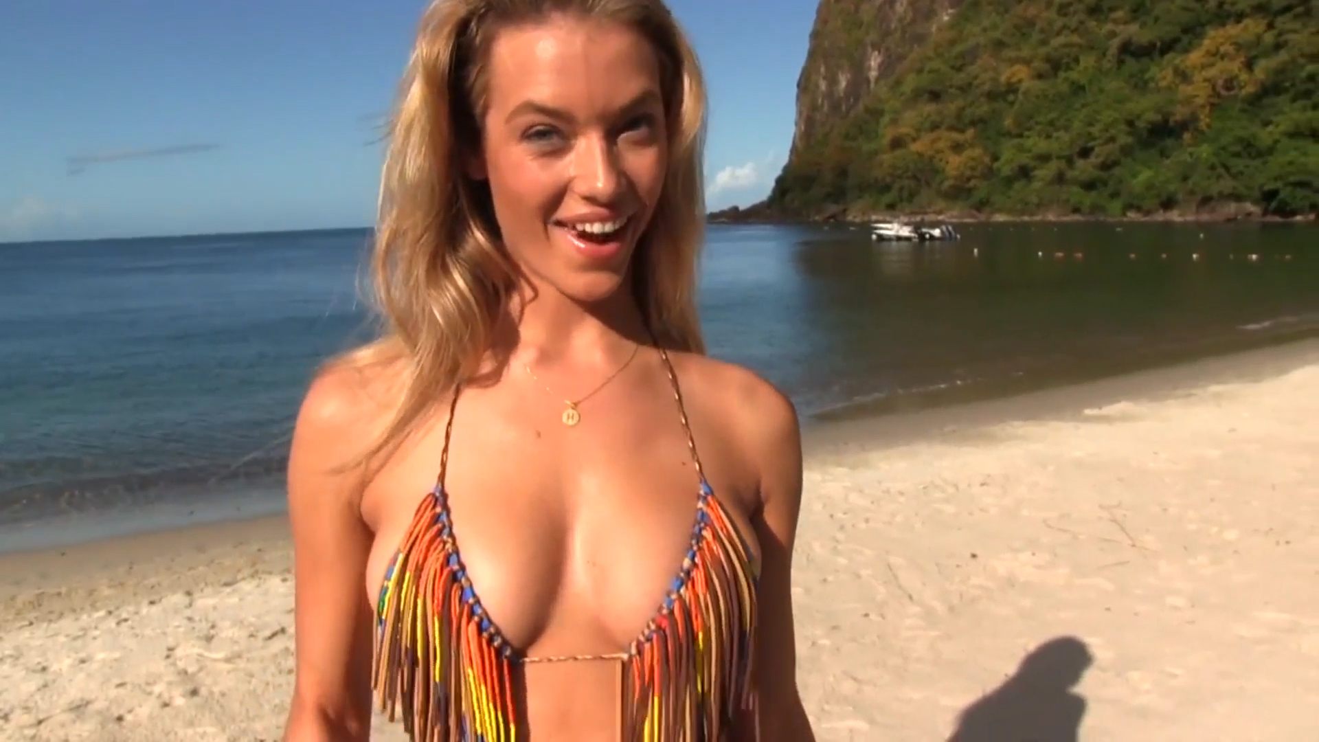 Hannah Ferguson in a bikini