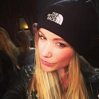 Katrina Bowden taking a selfie