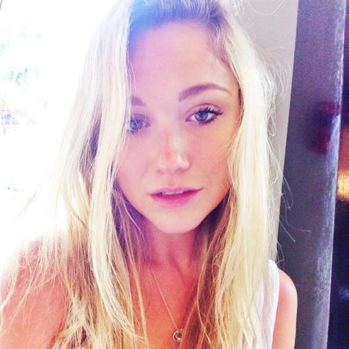 Katrina Bowden taking a selfie