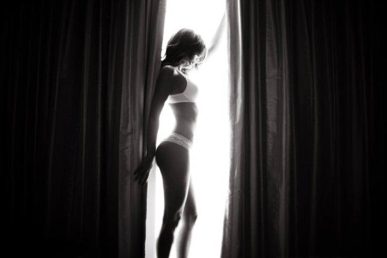 Angela Martini in lingerie