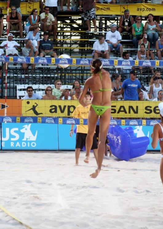 Rachel Wacholder in a bikini