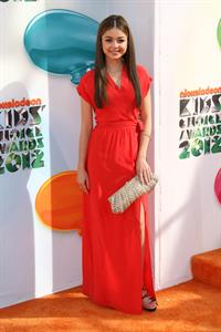 Sarah Hyland at the 2012 Nickelodeon Kids Choice Awards