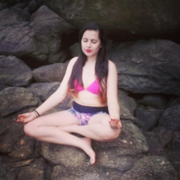 Veronica Rangel in a bikini