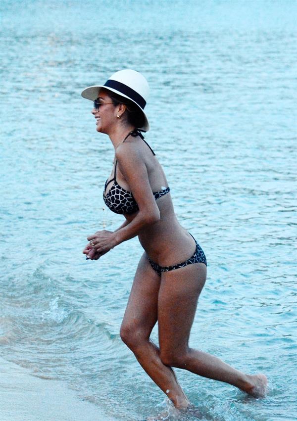 Nicole Scherzinger in a bikini