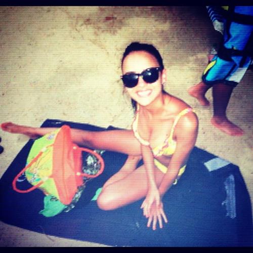 Lisa Ramos in a bikini