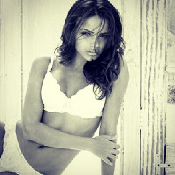 Lisa Ramos in lingerie