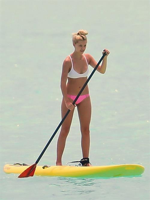 Ava Sambora in a bikini