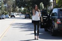 Kendall Jenner at the latest Nomad Two Worlds exhibit at the Guy Hepner gallery in Los Angeles on April 11, 2013