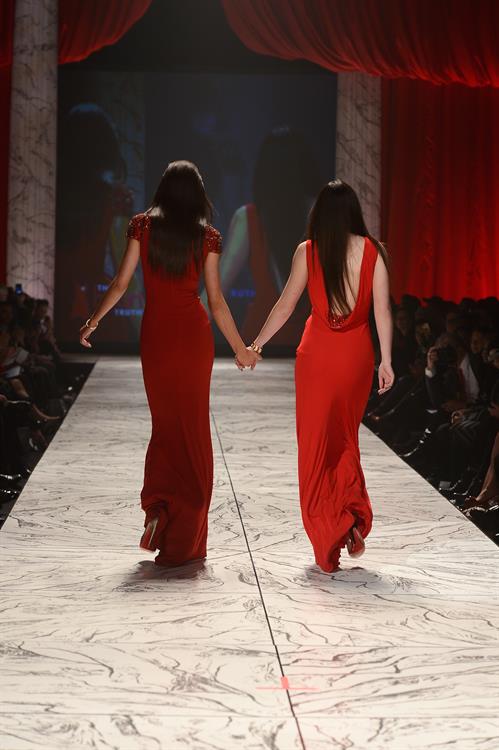 Kendall Jenner The Heart Truth 2013 fashion show in NYC 2/6/13 