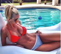 Caitlin Arnett in a bikini