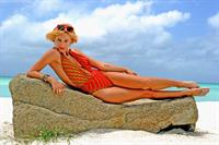 Lisa D'Amato in a bikini