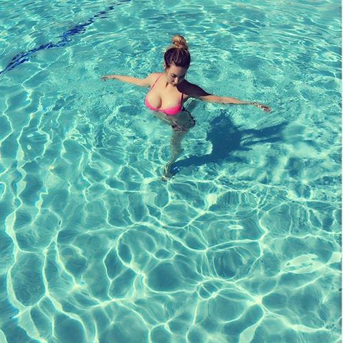 Chloe Rose Lattanzi in a bikini