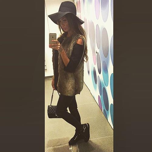 Megan McKenna taking a selfie