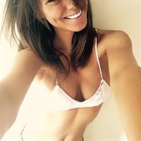 Brittny Ward in a bikini taking a selfie