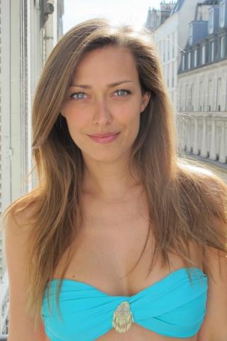 Julie Monturet in a bikini