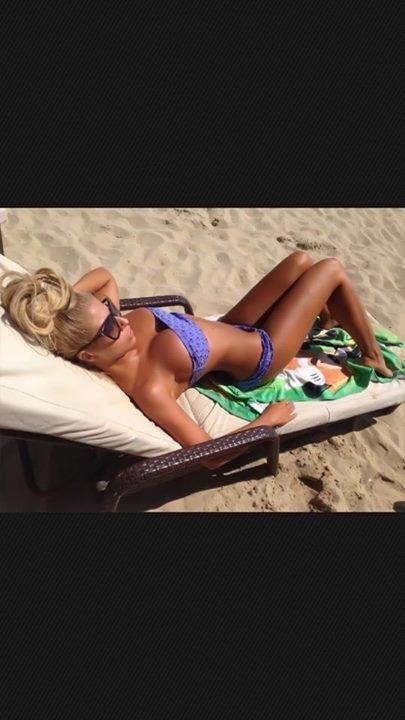 Andrea Ando in a bikini