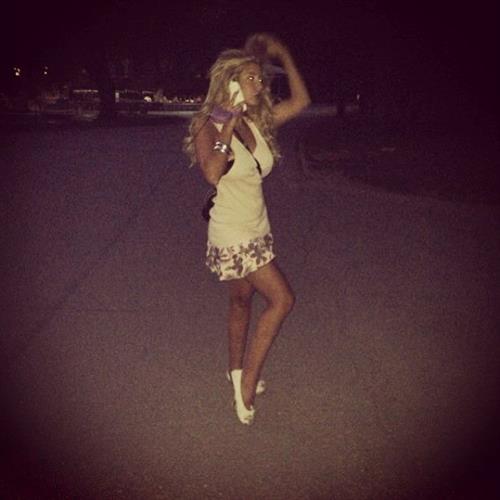 Andrea Ando taking a selfie