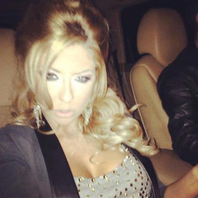 Andrea Ando taking a selfie