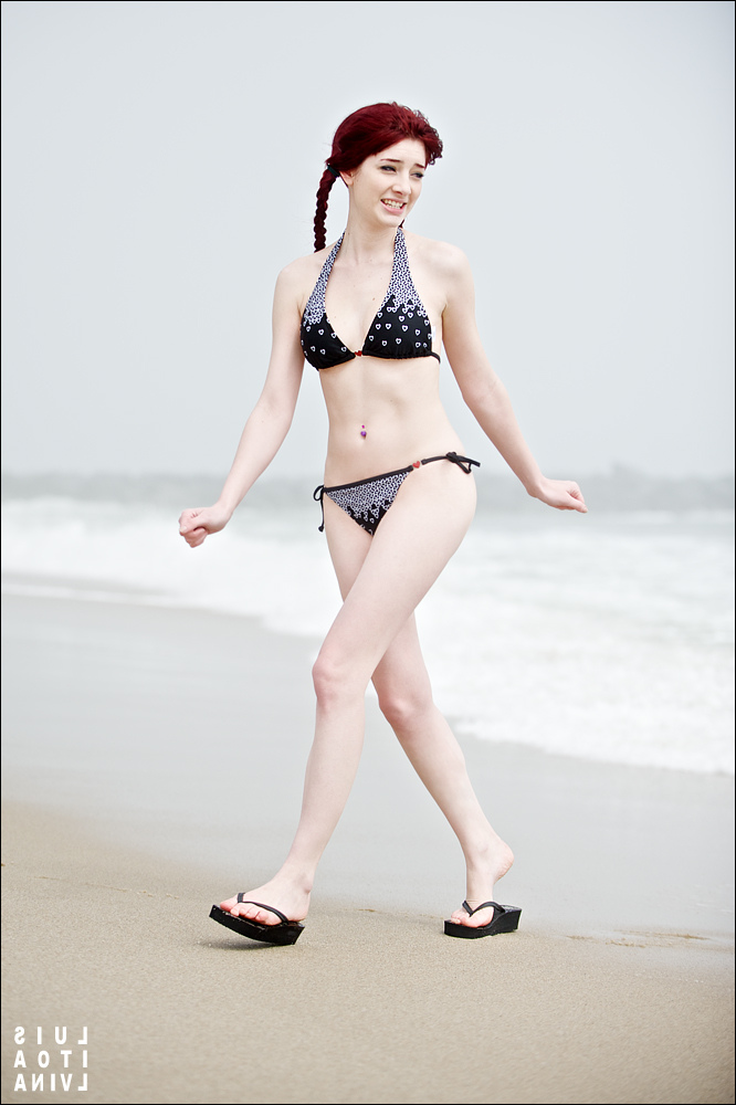 Susan Coffey in a bikini