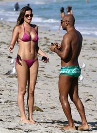 Aída Yéspica in a bikini