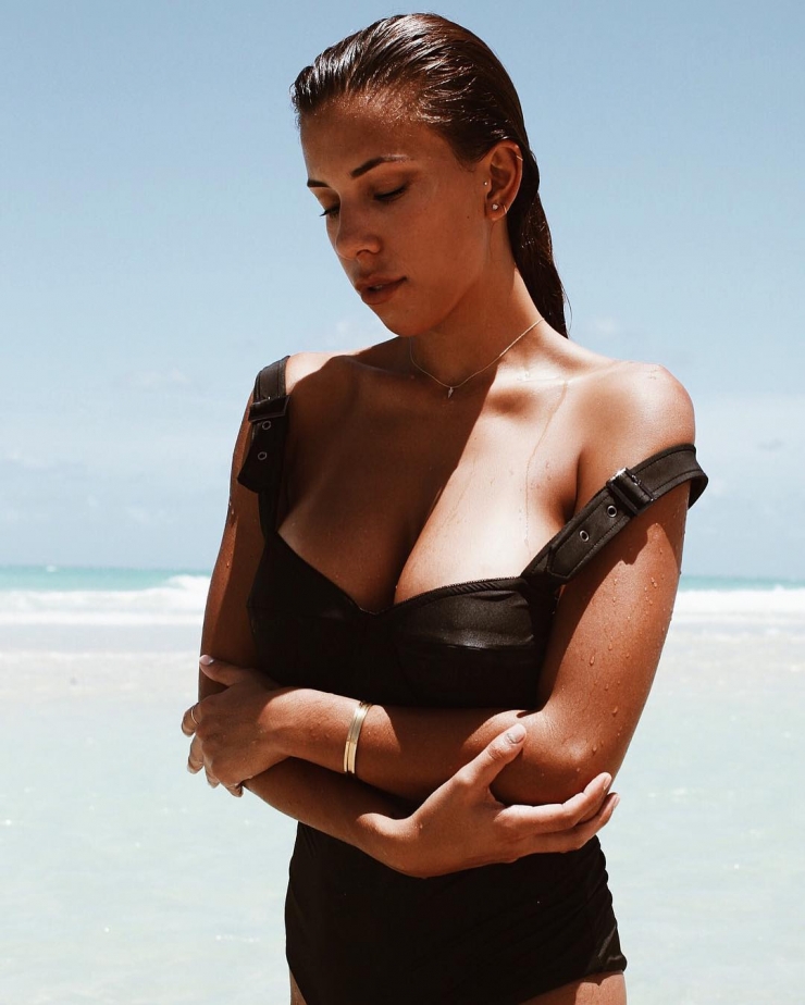 Devin Brugman in a bikini