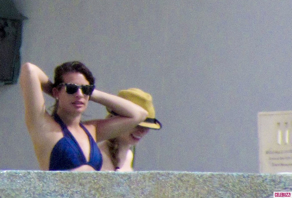Lea Michele in a bikini