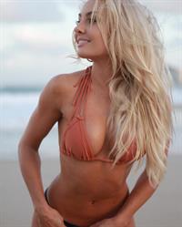Brooke Evers in a bikini