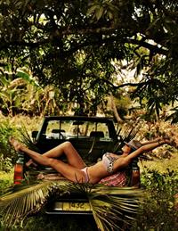 Robyn Lawley in a bikini