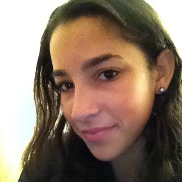 Aly Raisman taking a selfie