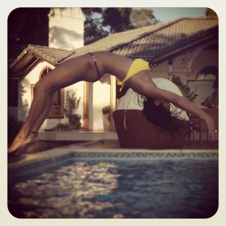 Leryn Franco in a bikini