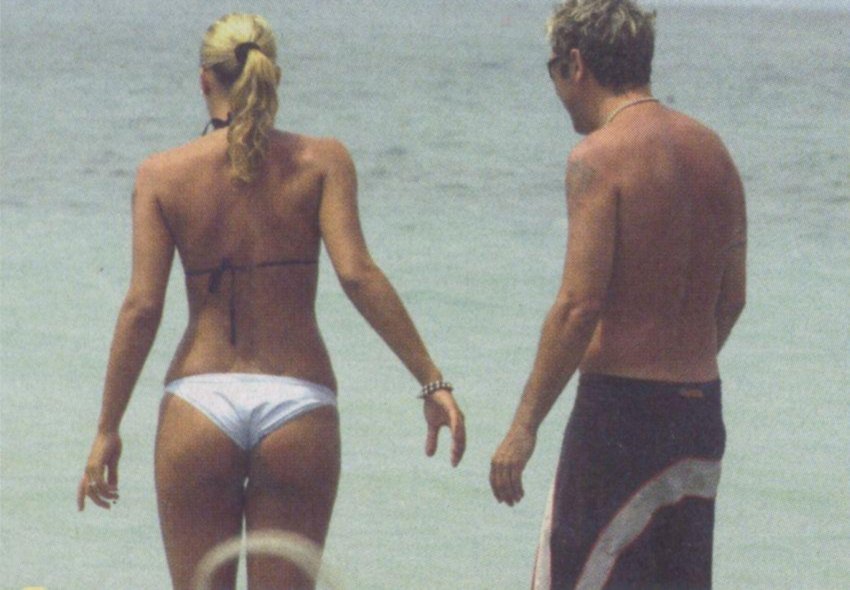 Francesca Piccinini in a bikini - ass