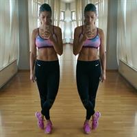 Ivana Španović taking a selfie