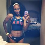 Brianna Rollins taking a selfie