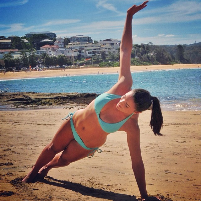Michelle Jenneke in a bikini