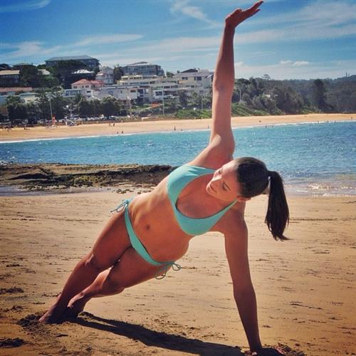Michelle Jenneke in a bikini