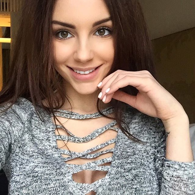 Galina Dubenenko taking a selfie