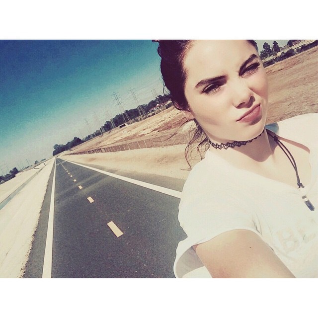 McKayla Maroney taking a selfie