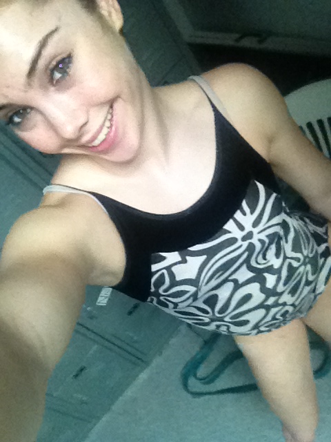 McKayla Maroney taking a selfie