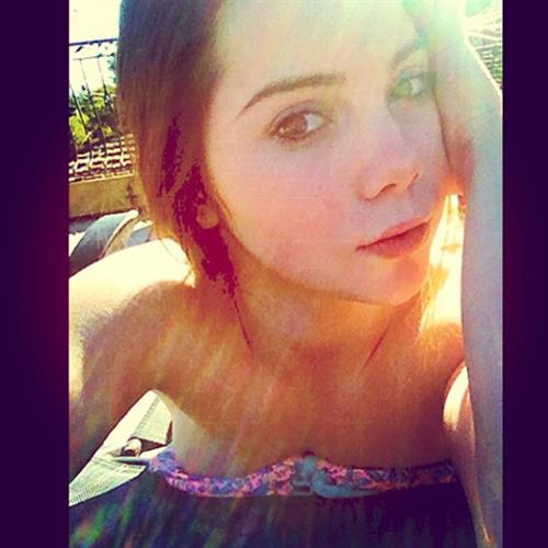 McKayla Maroney taking a selfie