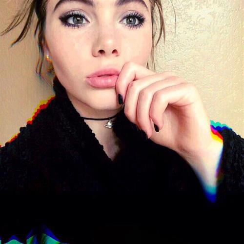 McKayla Maroney taking a selfie