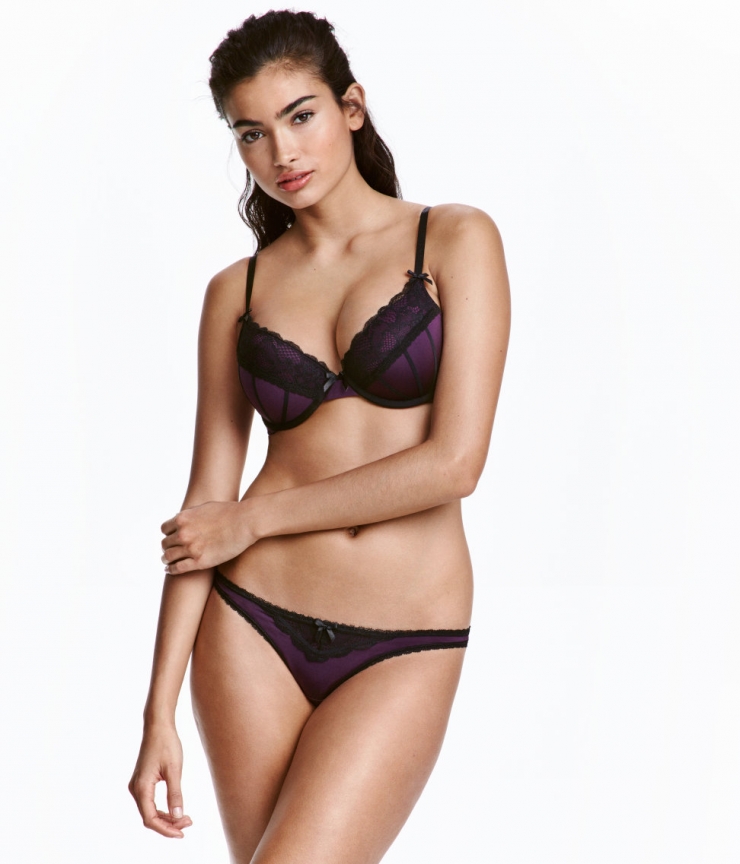 Kelly Gale in lingerie